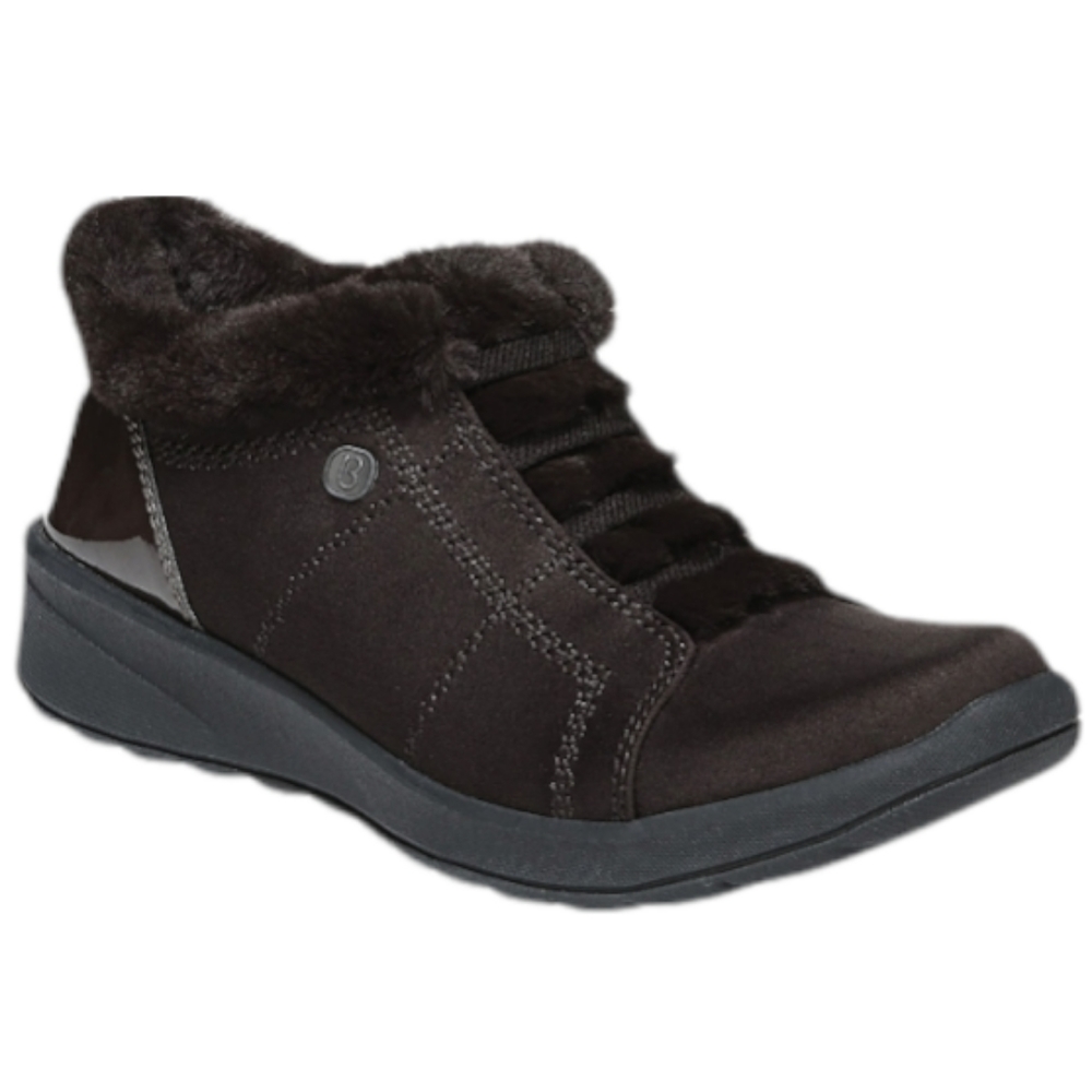 Bzees Slip-On Shoes and Boots, Chocolate Microfiber Size:6.5